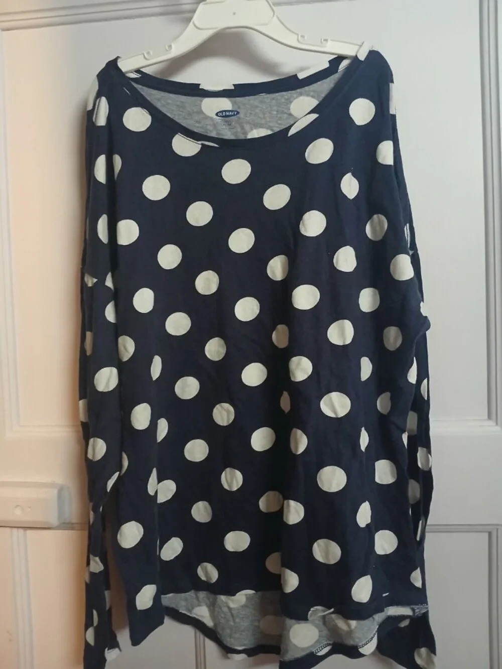 Old Navy Girls XL (14) Polka Dot Shirt